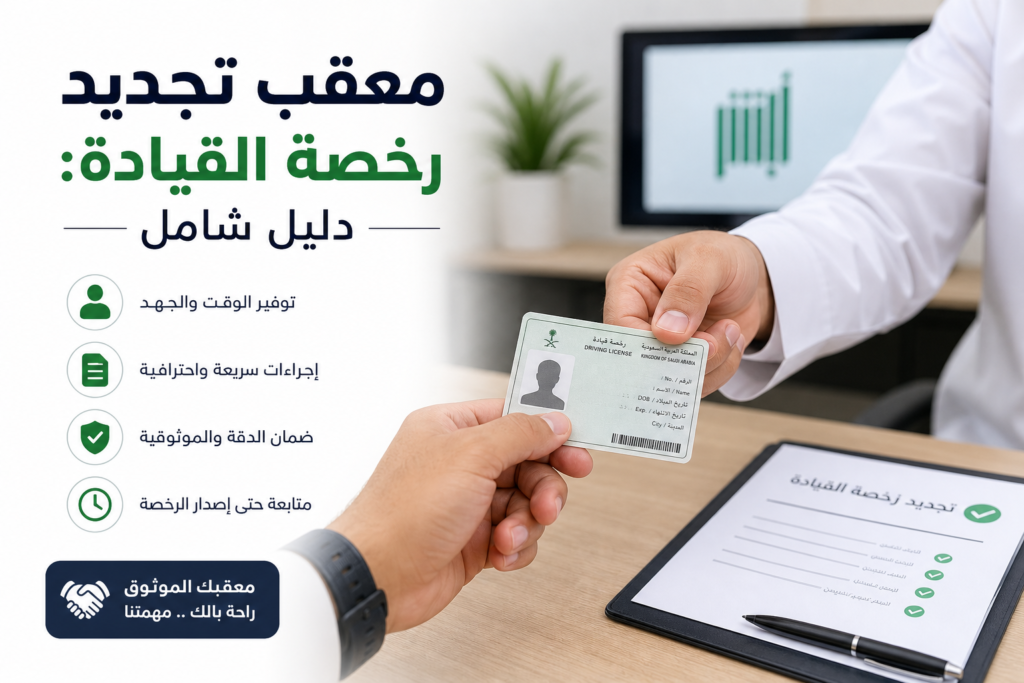 Additional Illustration of معقب تجديد رخصة القيادة: دليل شامل