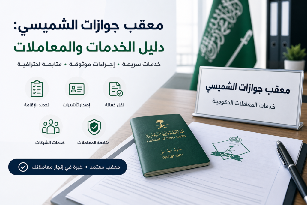معقب جوازات الشميسي illustration