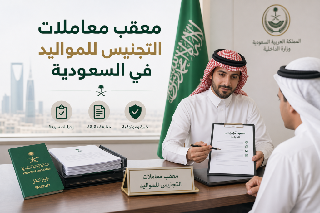 معقب معاملات التجنيس للمواليد