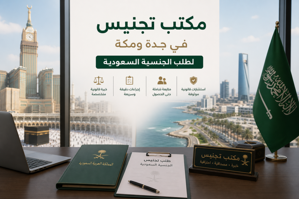 مكتب تجنيس في جدة ومكة لطلب الجنسية السعودية