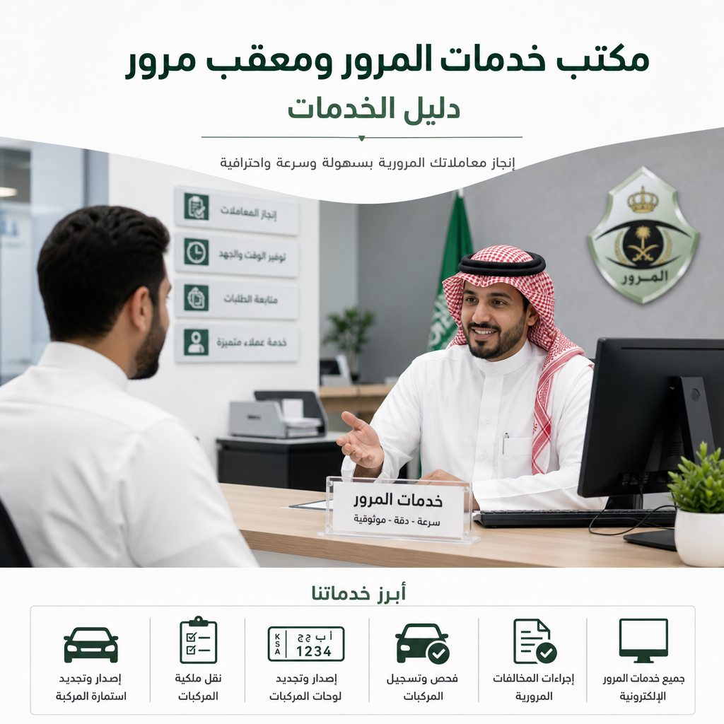 مكتب خدمات المرور illustration