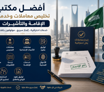 استخراج تصاريح illustration for أفضل مكتب تخليص معاملات وخدمات الإقامة والت