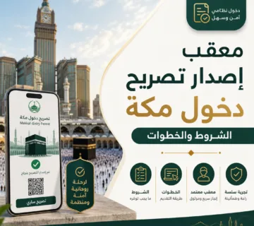 إصدار تصريح دخول مكة​ illustration for معقب إصدار تصريح دخول مكة: الشروط وال