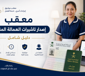 Illustration of معقب إصدار تاشيرات العمالة المنزلية: دليل شامل