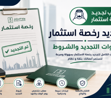 Illustration of معقب تجديد رخصة استثمار: خطوات التجديد والشروط