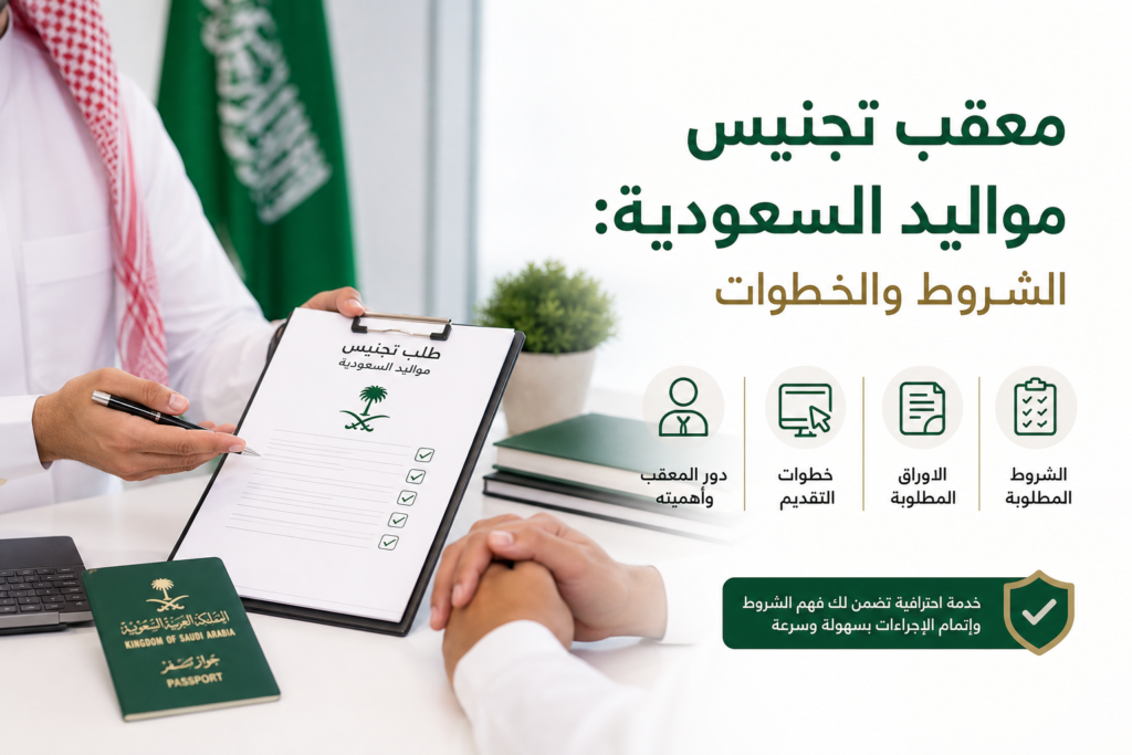 معقب تجنيس مواليد السعودية معقب تجنيس مواليد السعودية illustration