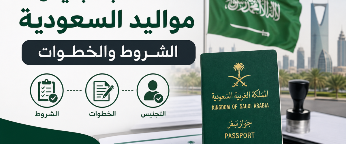 معقب تجنيس مواليد السعودية​ illustration for معقب تجنيس مواليد السعودية: ال
