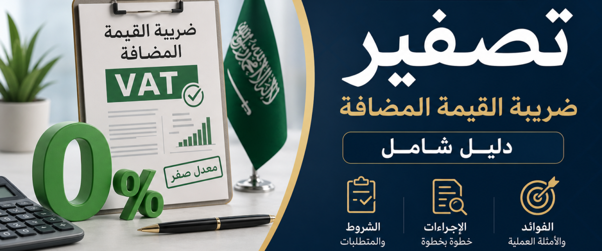Illustration of معقب تصفير ضريبة القيمة المضافة دليل شامل
