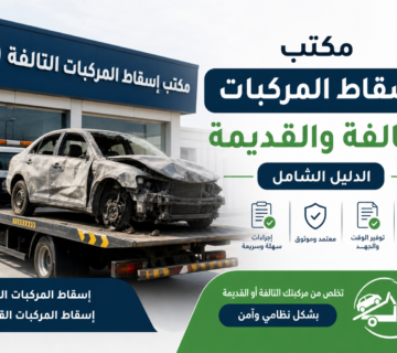 Illustration of مكتب إسقاط المركبات التالفة والقديمة الدليل الشامل
