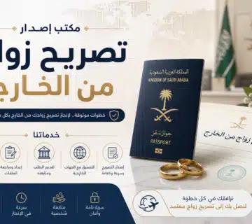 Illustration of مكتب إصدار تصريح زواج من الخارج والخدمات الفرعية