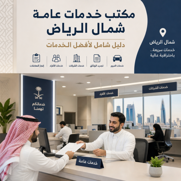 مكتب خدمات عامة شمال الرياض: دليل شامل لأفضل الخدمات